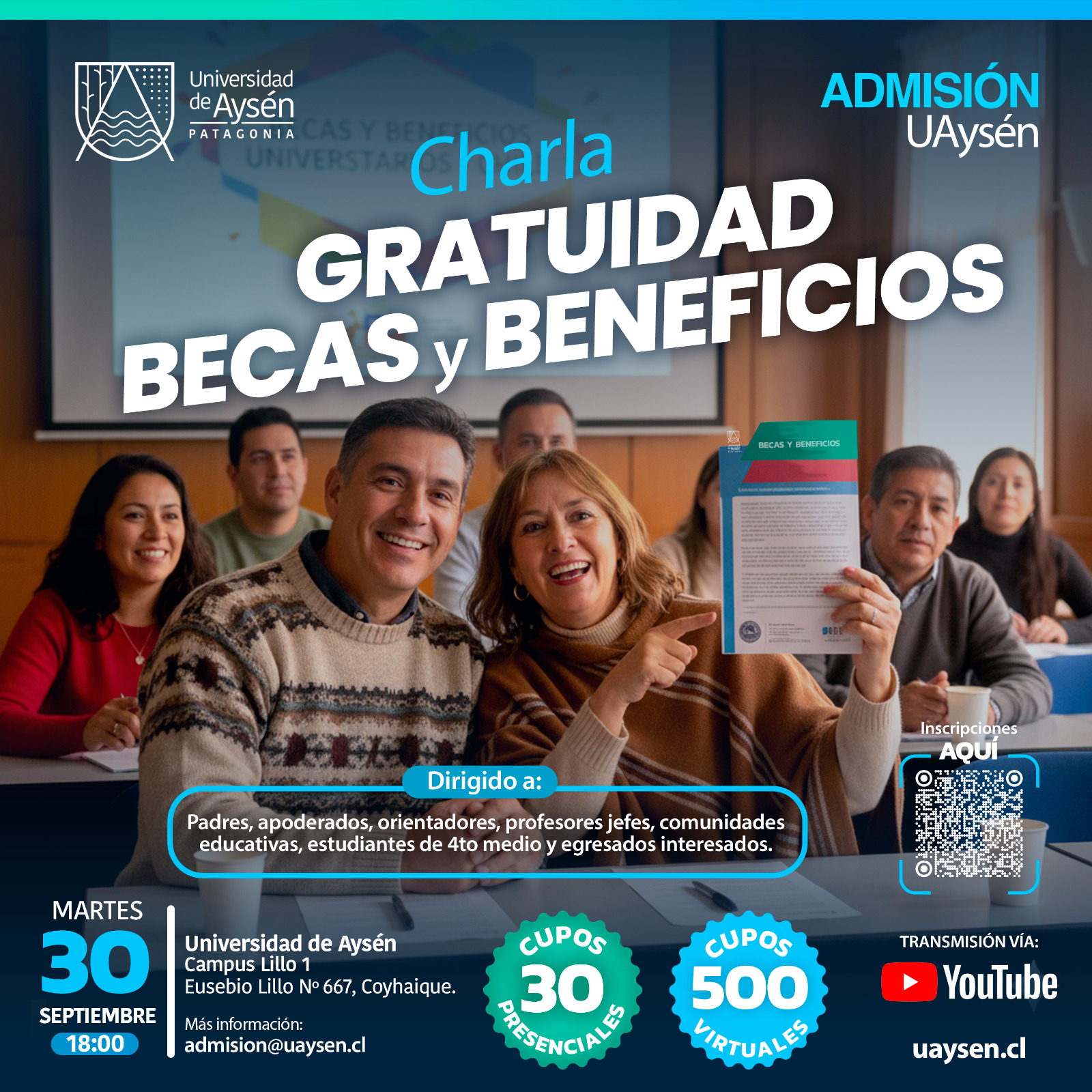 Charla GRATUIDAD RECAS y BENEFICIOS
