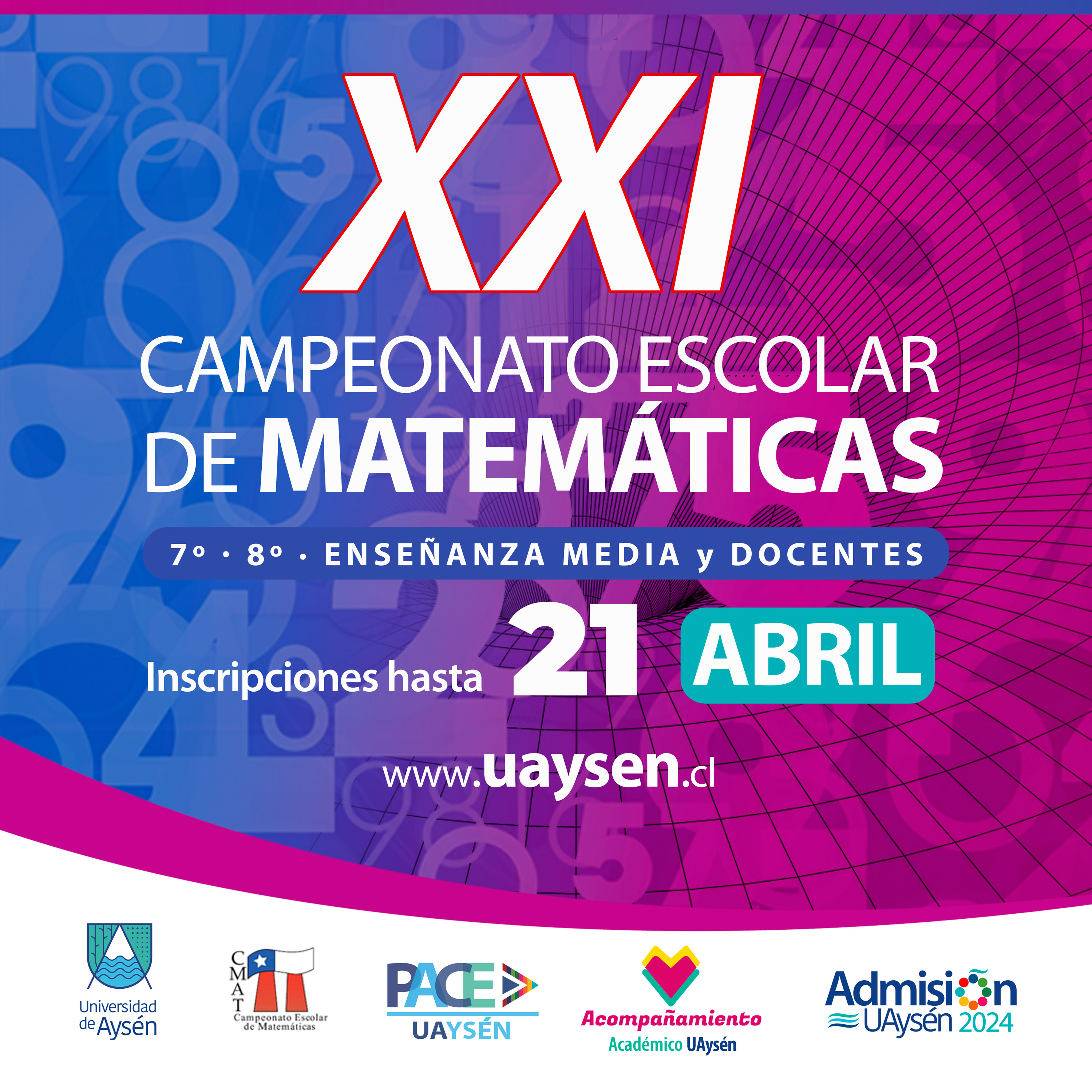 XXI Campeonato Escolar de Matemáticas