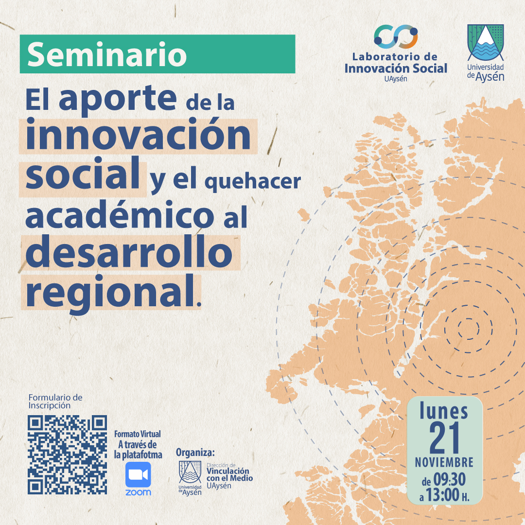 Seminario El aporte de la Innovación Social y el quehacer académico al desarrollo regional