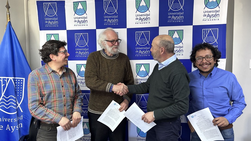 Universidad de Aysén firma convenio de colaboración con CODESA, Chile Sustentable y Agrupación Aysén Reserva de Vida