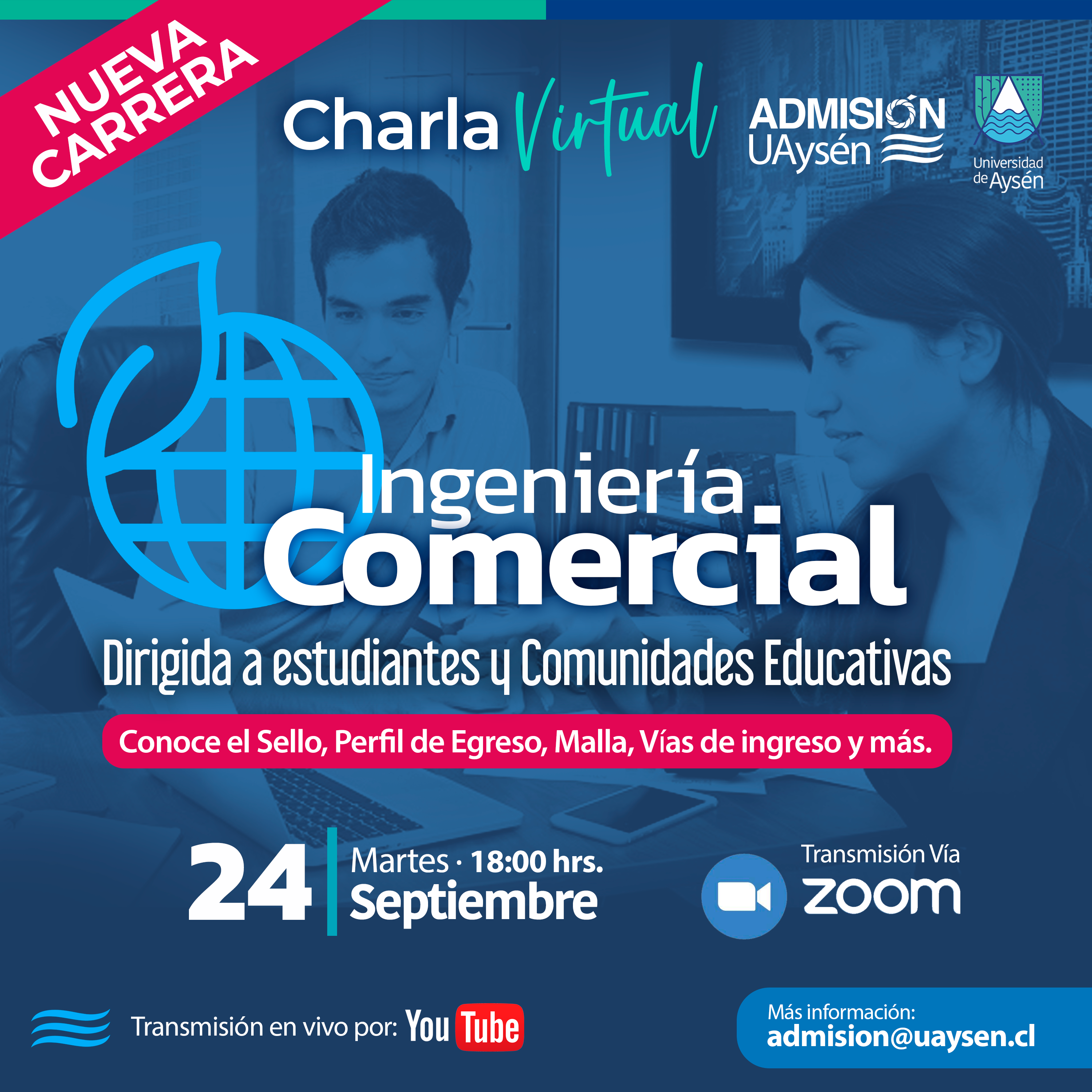 Charla Virtual Ingeniería Comercial