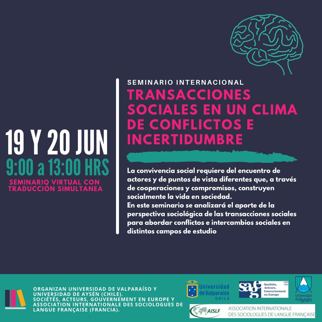 Seminario internacional «Transacciones sociales en un clima de conflicto e incertidumbre»