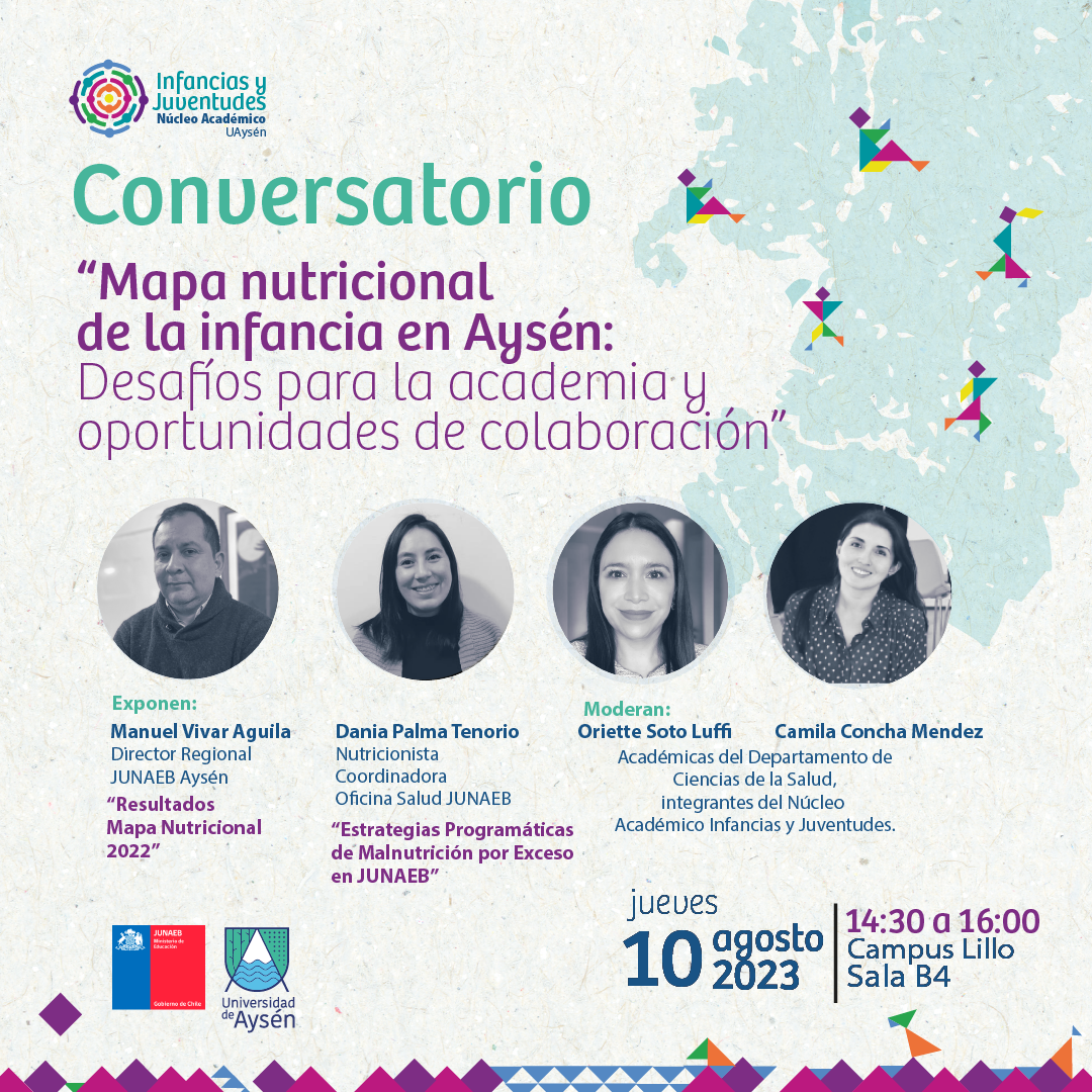 Conversatorio «Mapa Nutricional de la infancia en Aysén: Desafíos para la academia y oportunidades de colaboración»