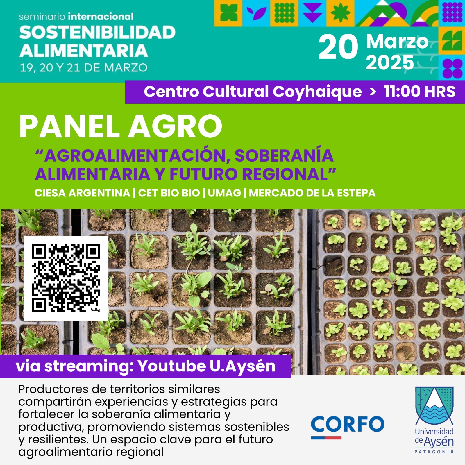 PANEL AGRO «AGROALIMENTACIÓN, SOBERANÍA ALIMENTARIA Y FUTURO REGIONAL»