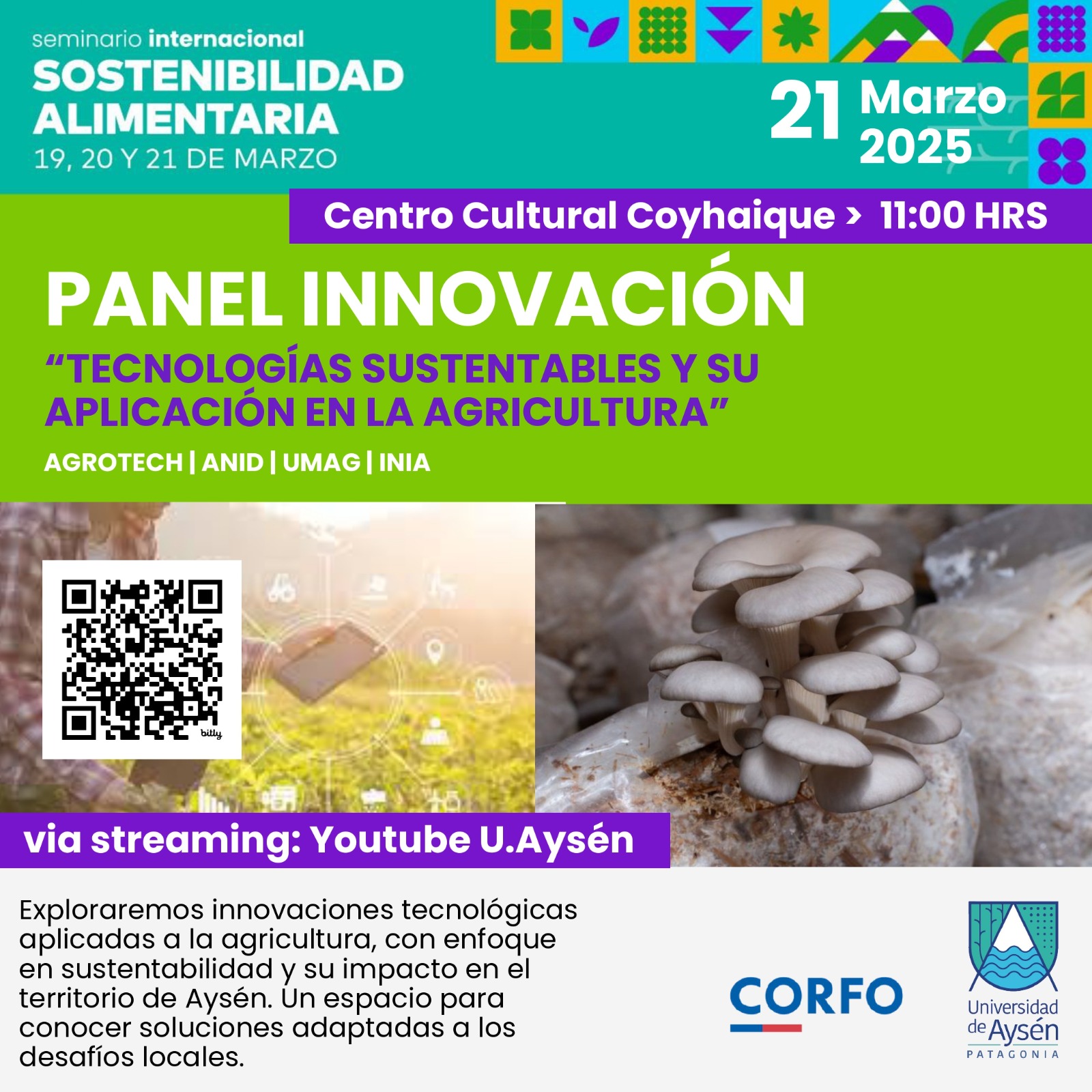 PANEL INNOVACIÓN «TECNOLOGÍAS SUSTENTABLES Y SU APLICACIÓN EN LA AGRICULTURA»