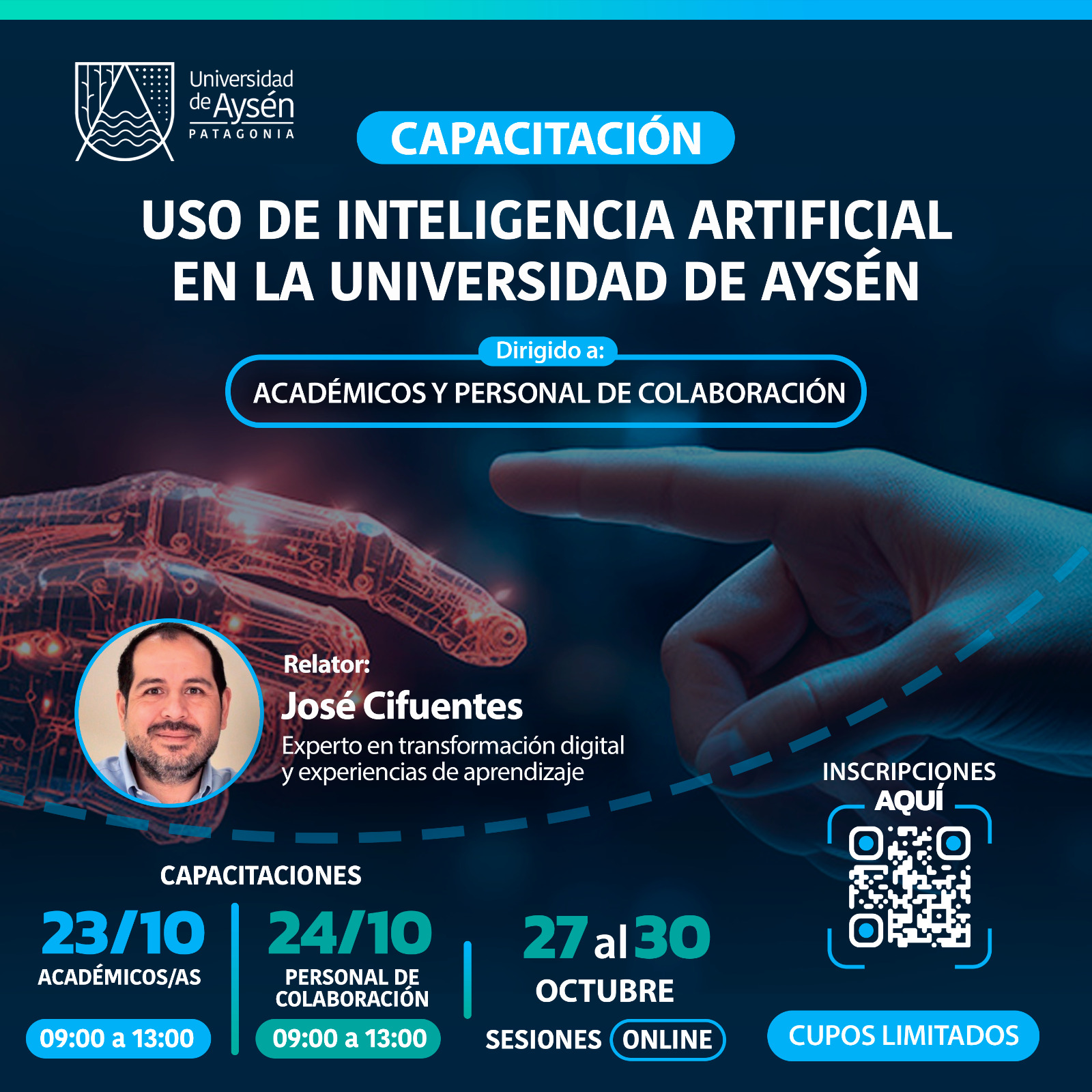 Capacitación: Uso de la Inteligencia Artificial en la UAysén