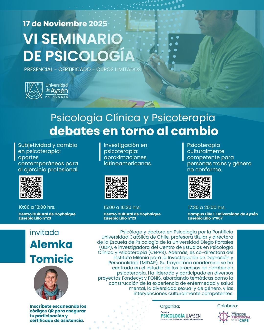 VI Jornadas de Psicología 2025