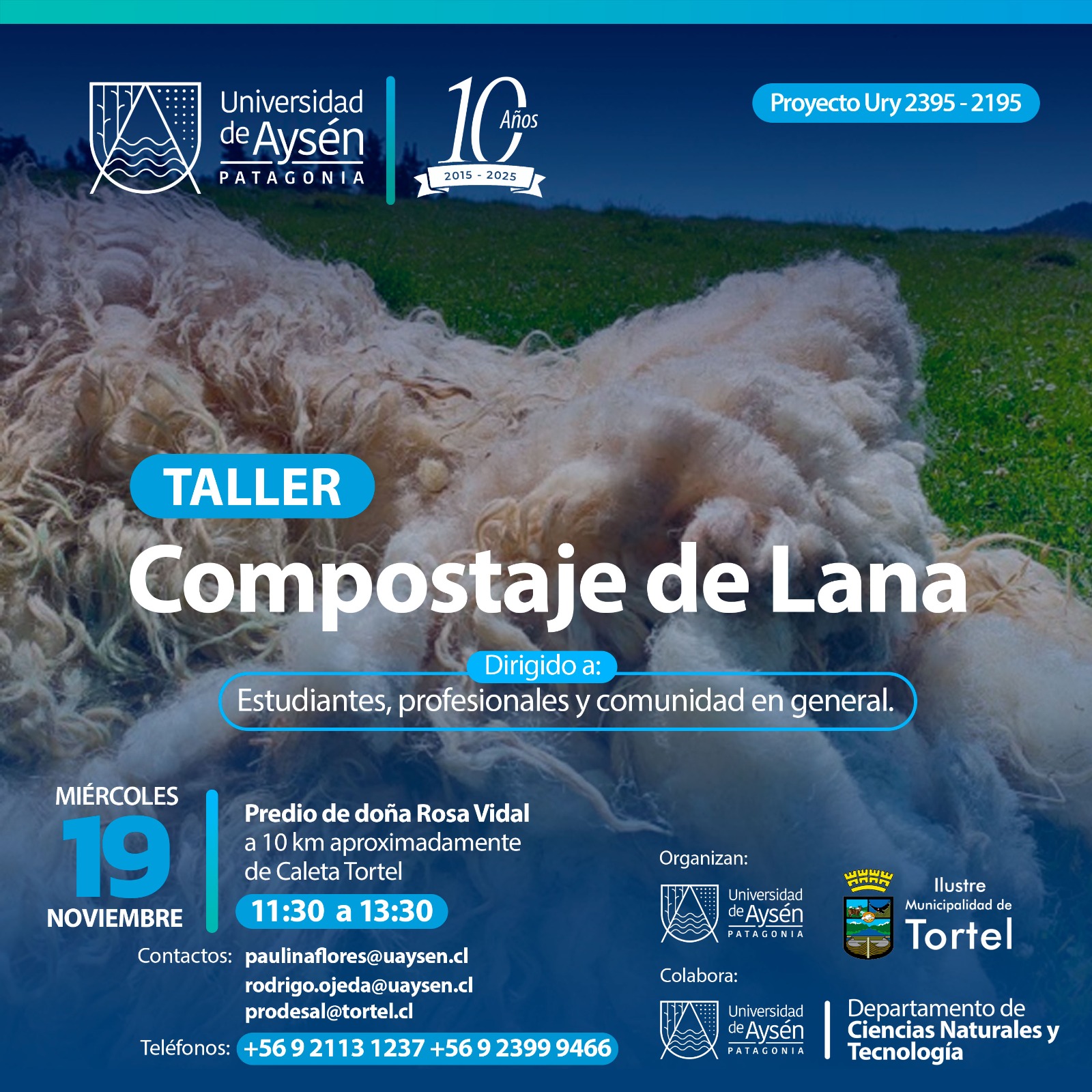 Taller: Compostaje de Lana – Caleta Tortel