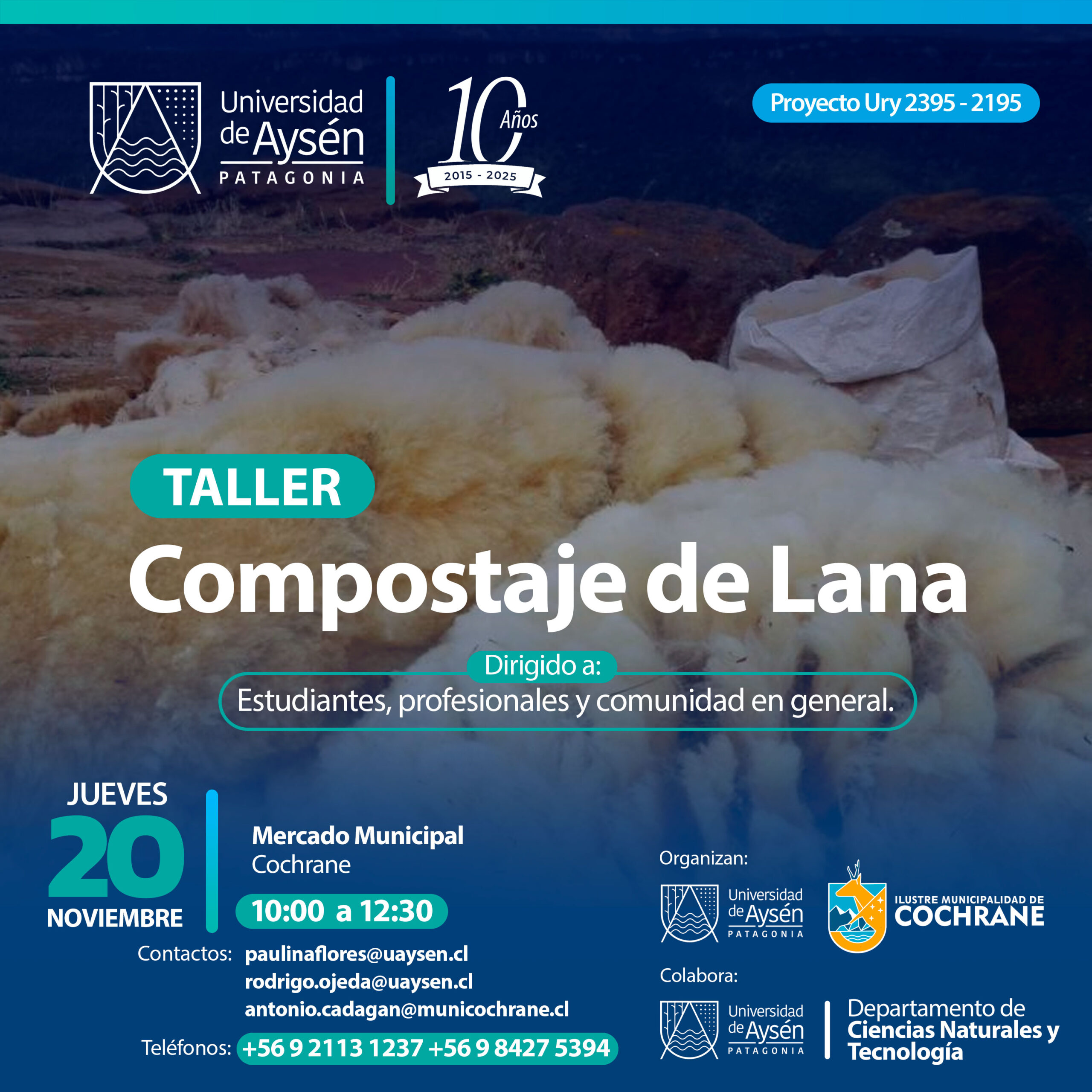 Taller: Compostaje de Lana – Cochrane