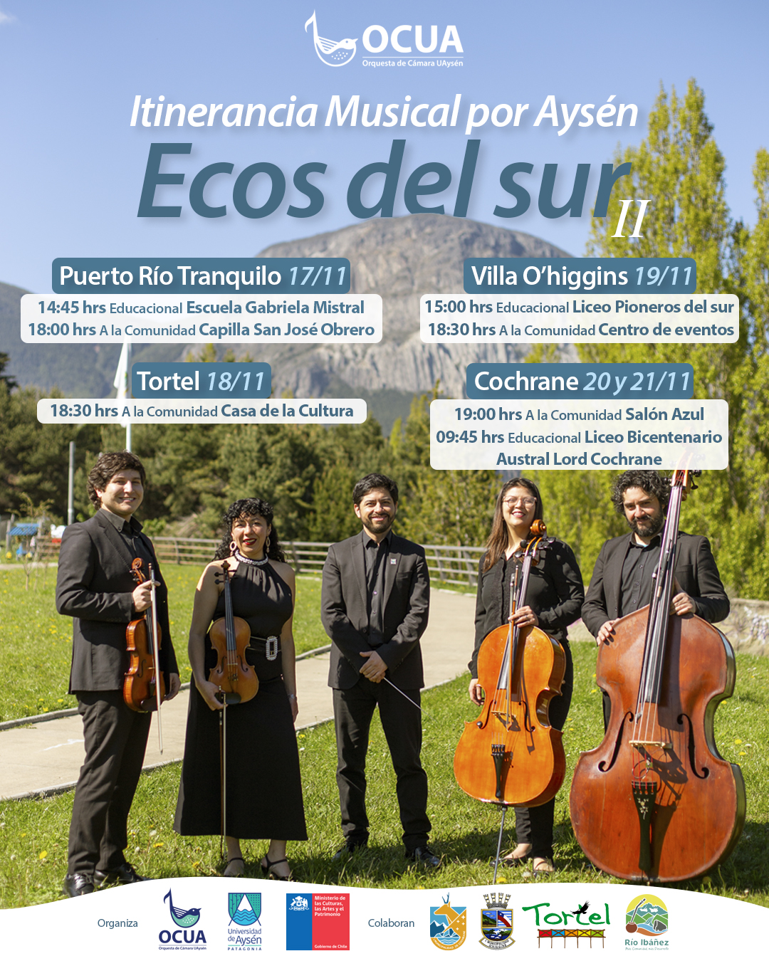 Itinerancia Musical por Aysén «Ecos del sur II»