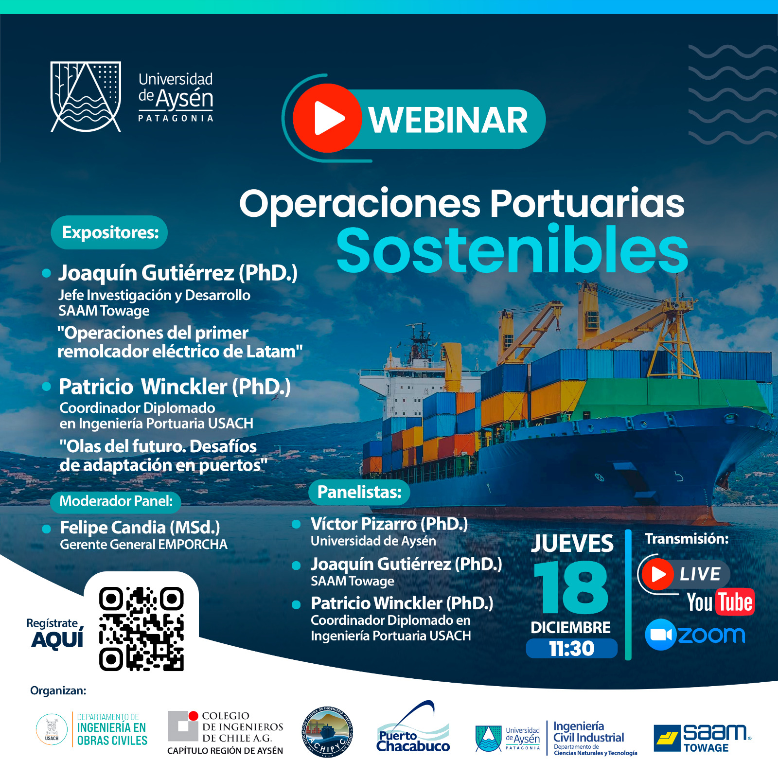 Webinar | Operaciones Portuarias Sostenibles