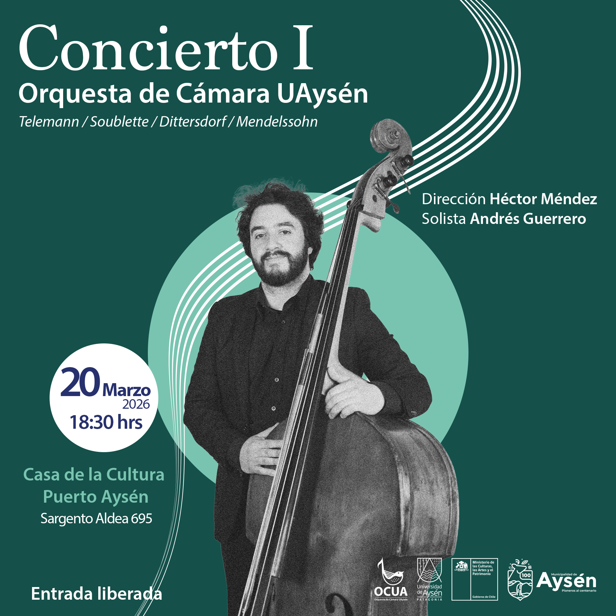 Concierto I 2026 Orquesta de Cámara UAysén