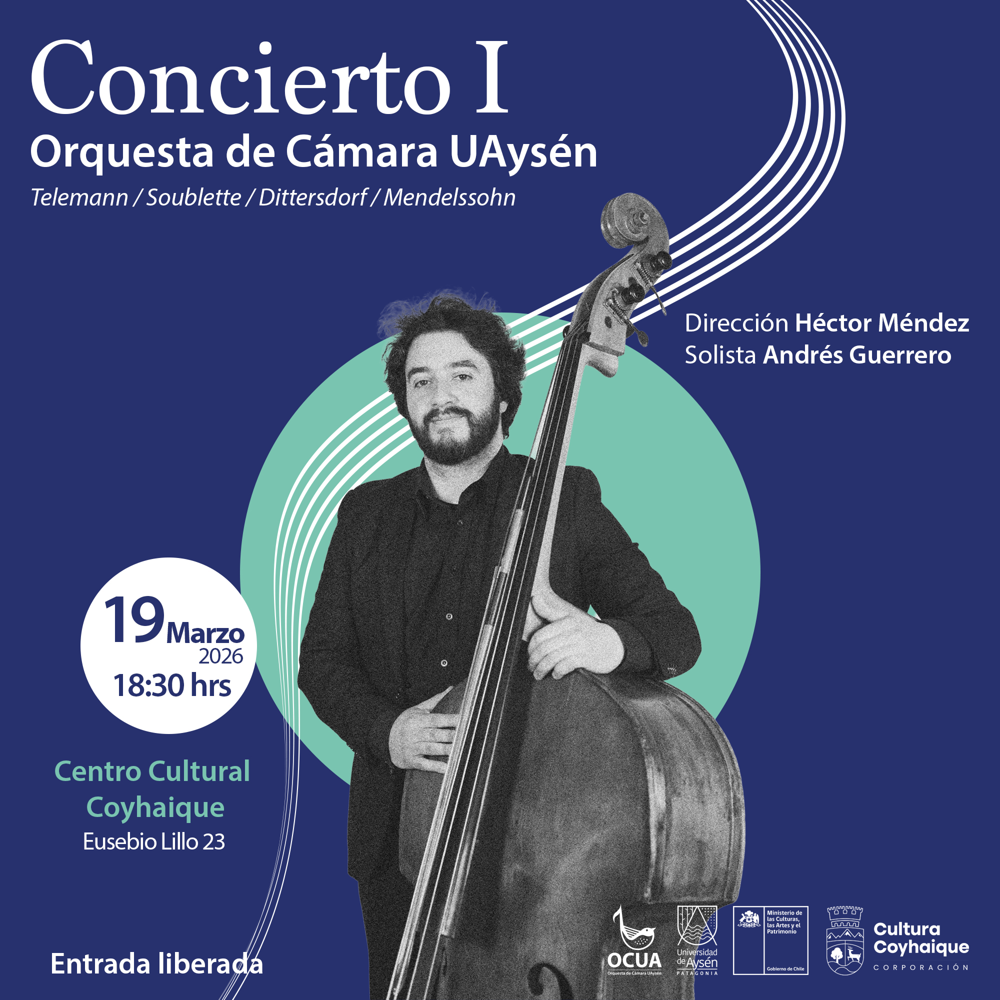 Concierto I 2026 Orquesta de Cámara UAysén