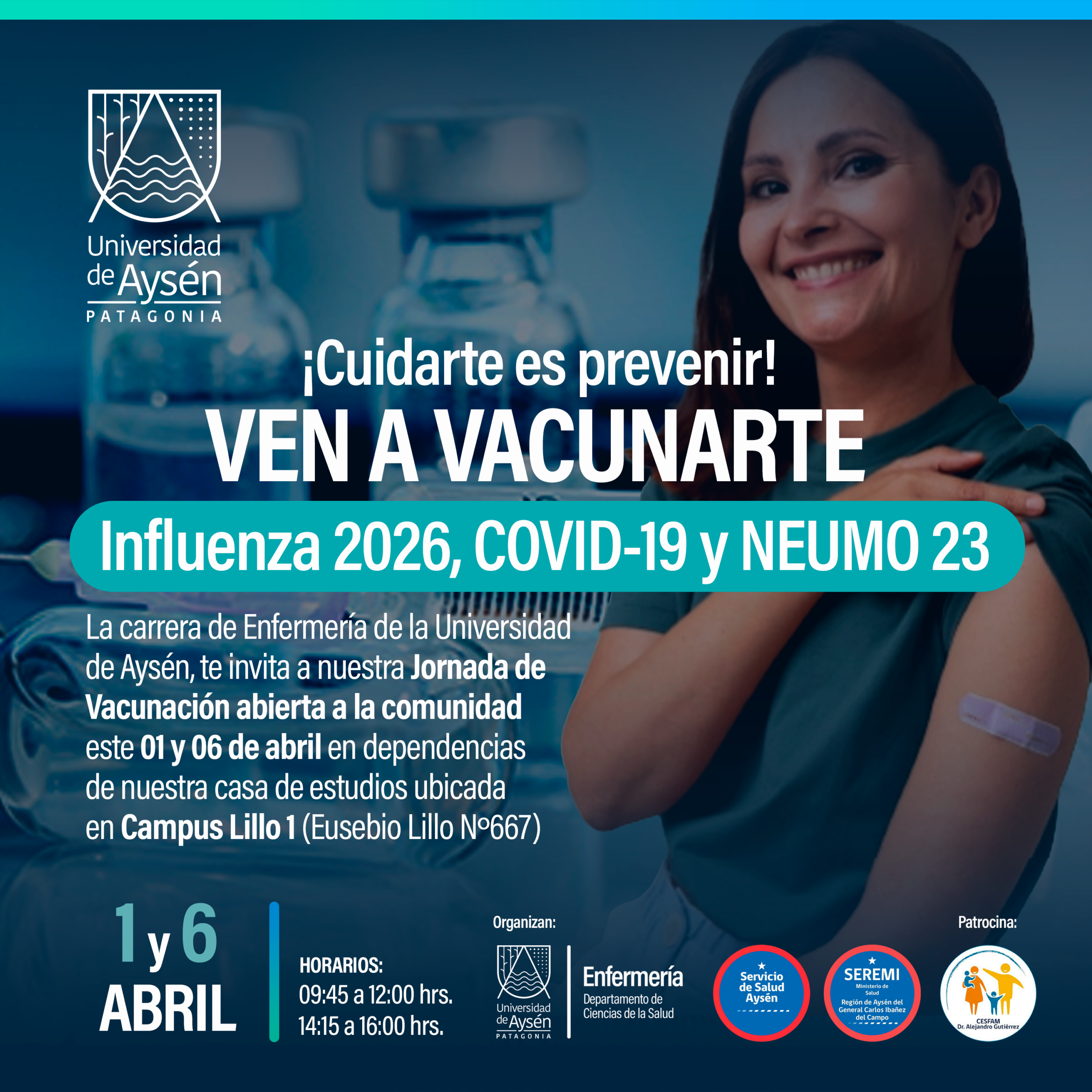 ¡CUIDARTE ES PREVENIR! VEN A VACUNARTE