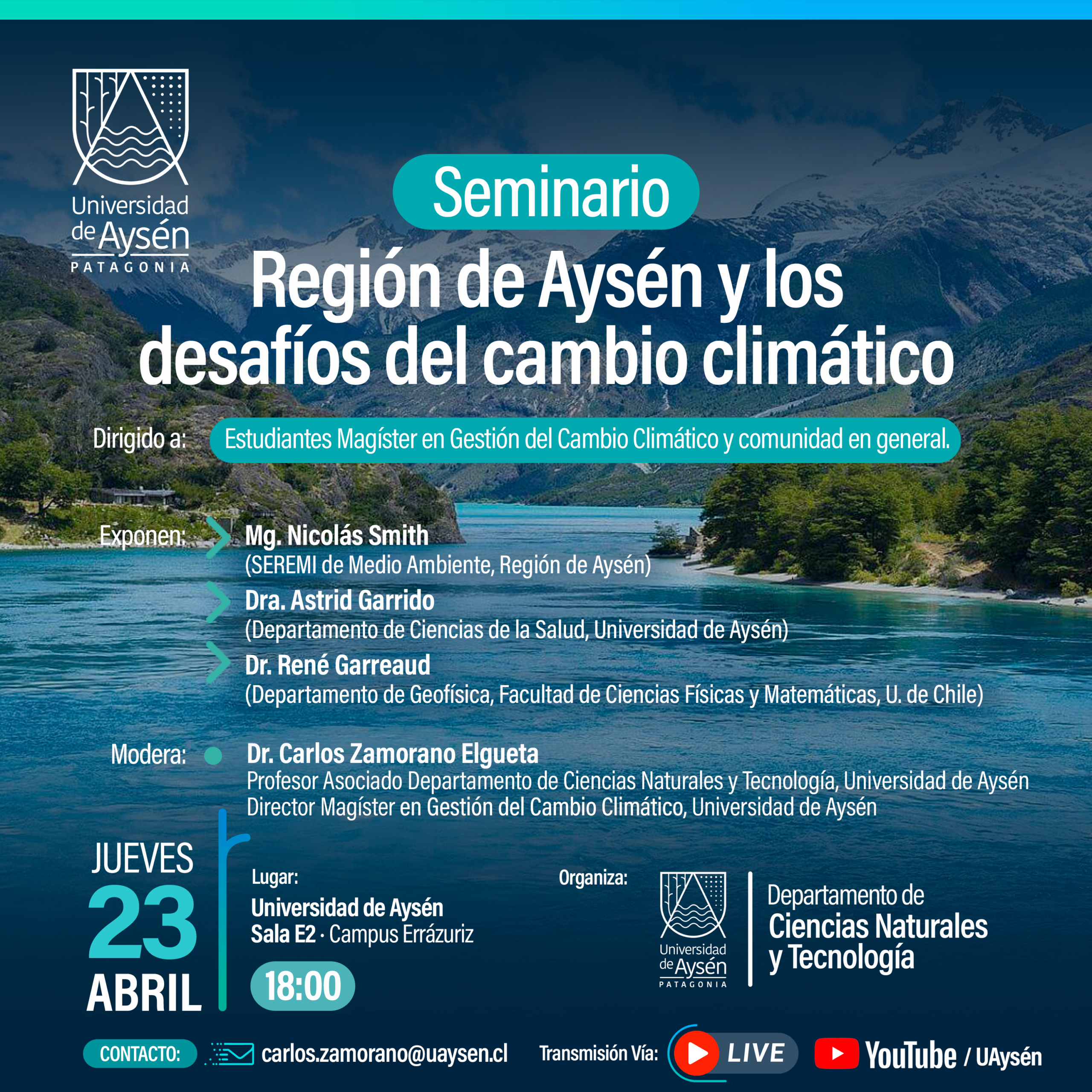 Seminario: Región de Aysén y los desafíos del cambio climático