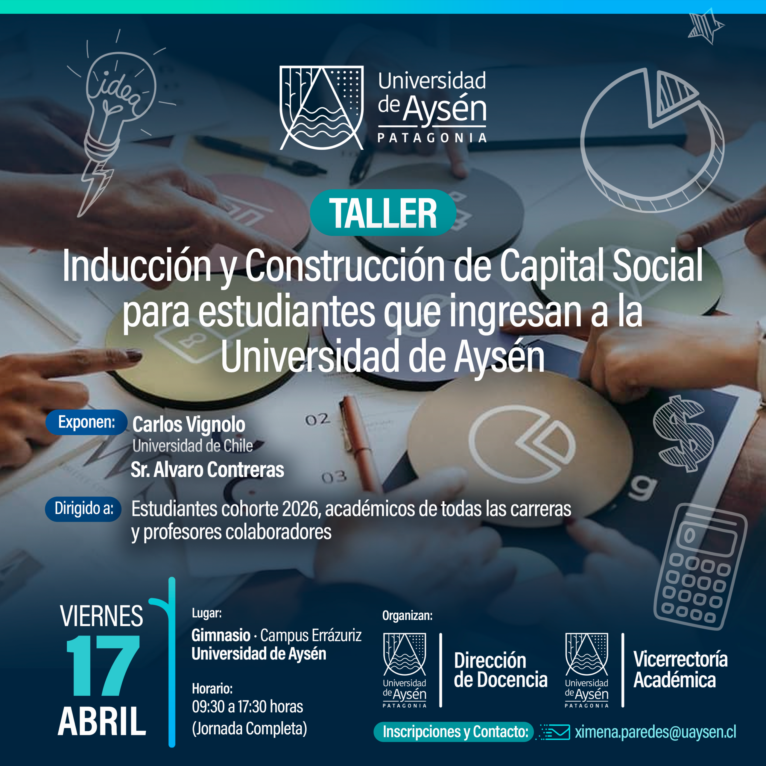 Taller de inducción y construcción de capital social para estudiantes UAysén