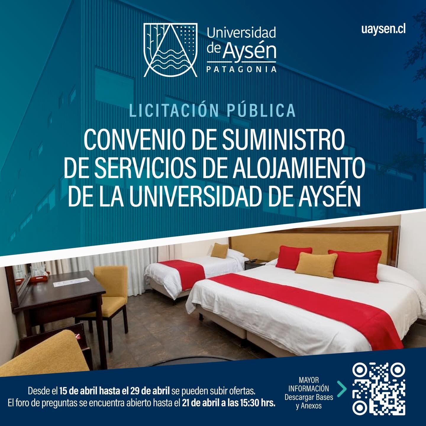 Licitación Pública: Convenio de Suministro de Servicios de Alojamiento.