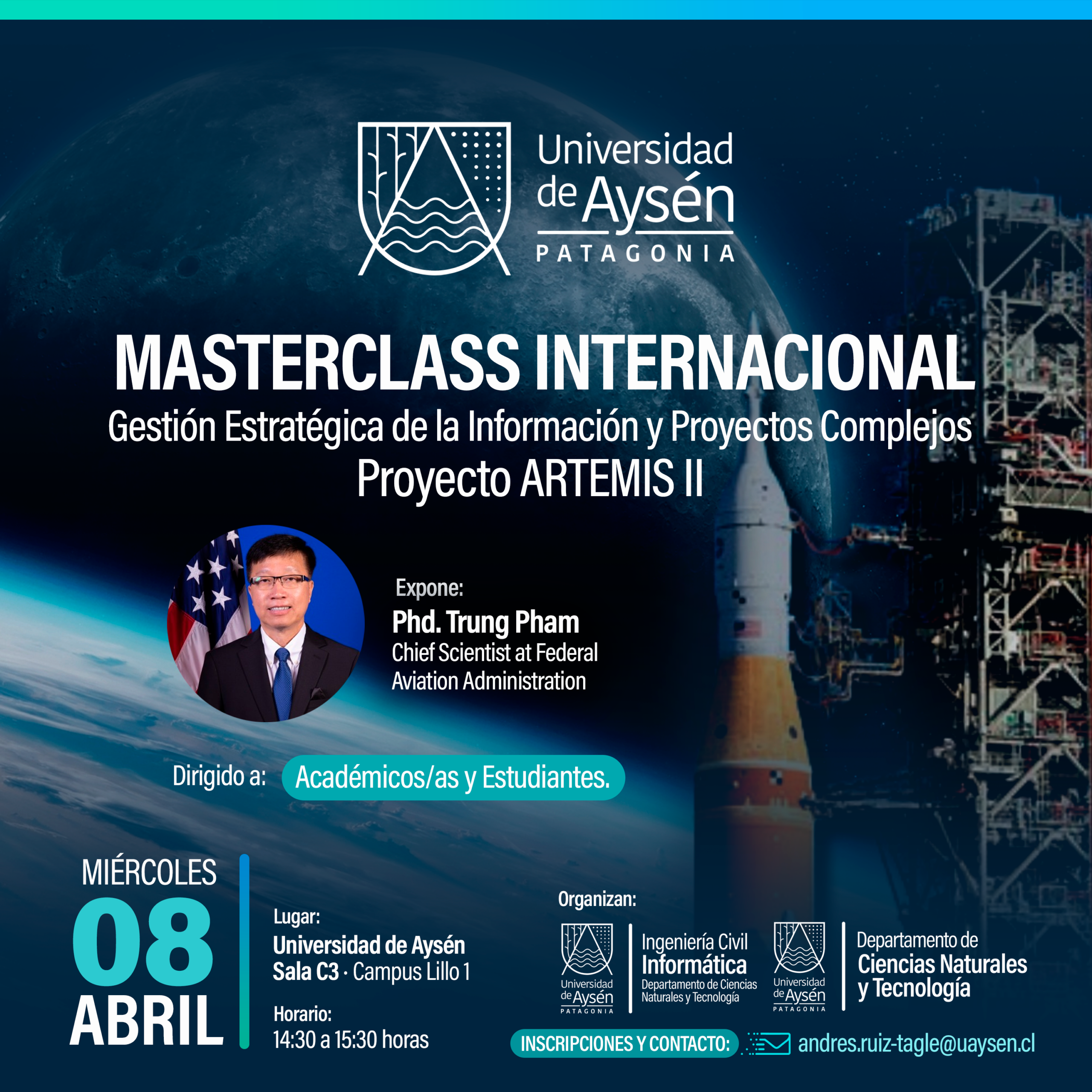 MasterClass Internacional “Gestión Estratégica de la Información y Proyectos Complejos: Proyecto ARTEMIS II”