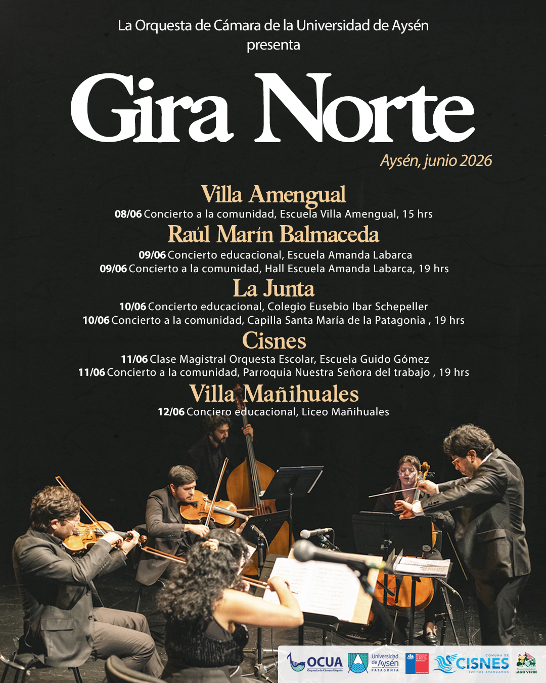 Gira Norte 2026 OCUA