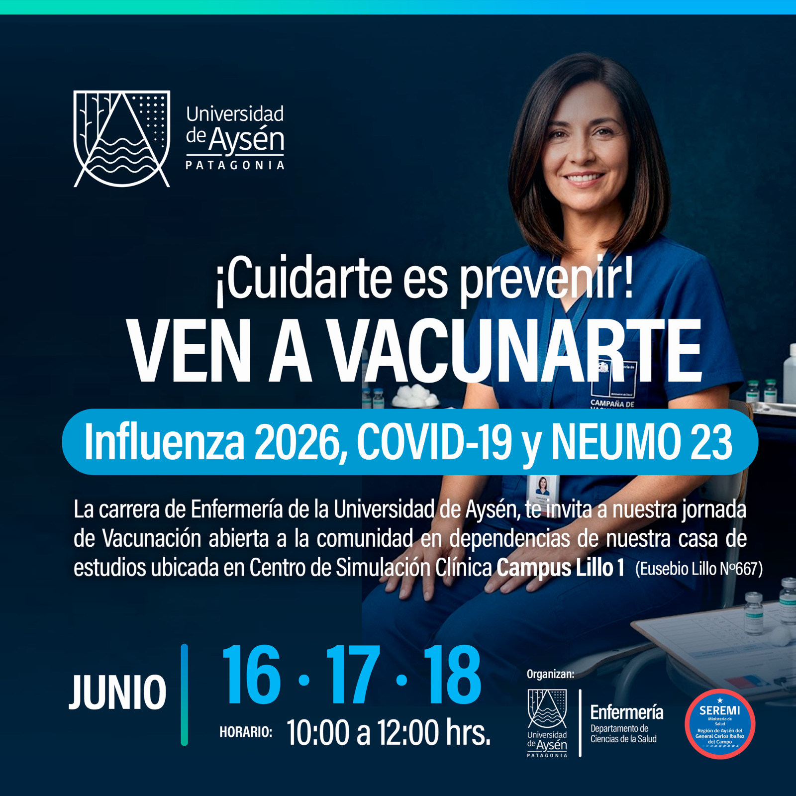 Jornada de Vacunaci&oacute;n: Influenza 2026, COVID-19 y Neumo 23