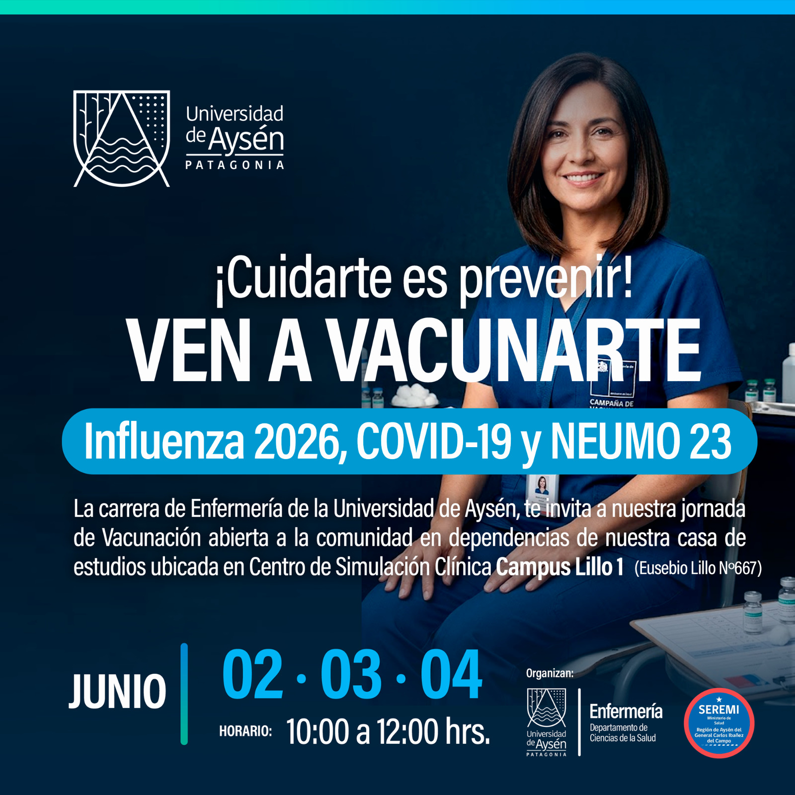 Jornada de Vacunaci&oacute;n: Influenza 2026, COVID-19 y Neumo 23