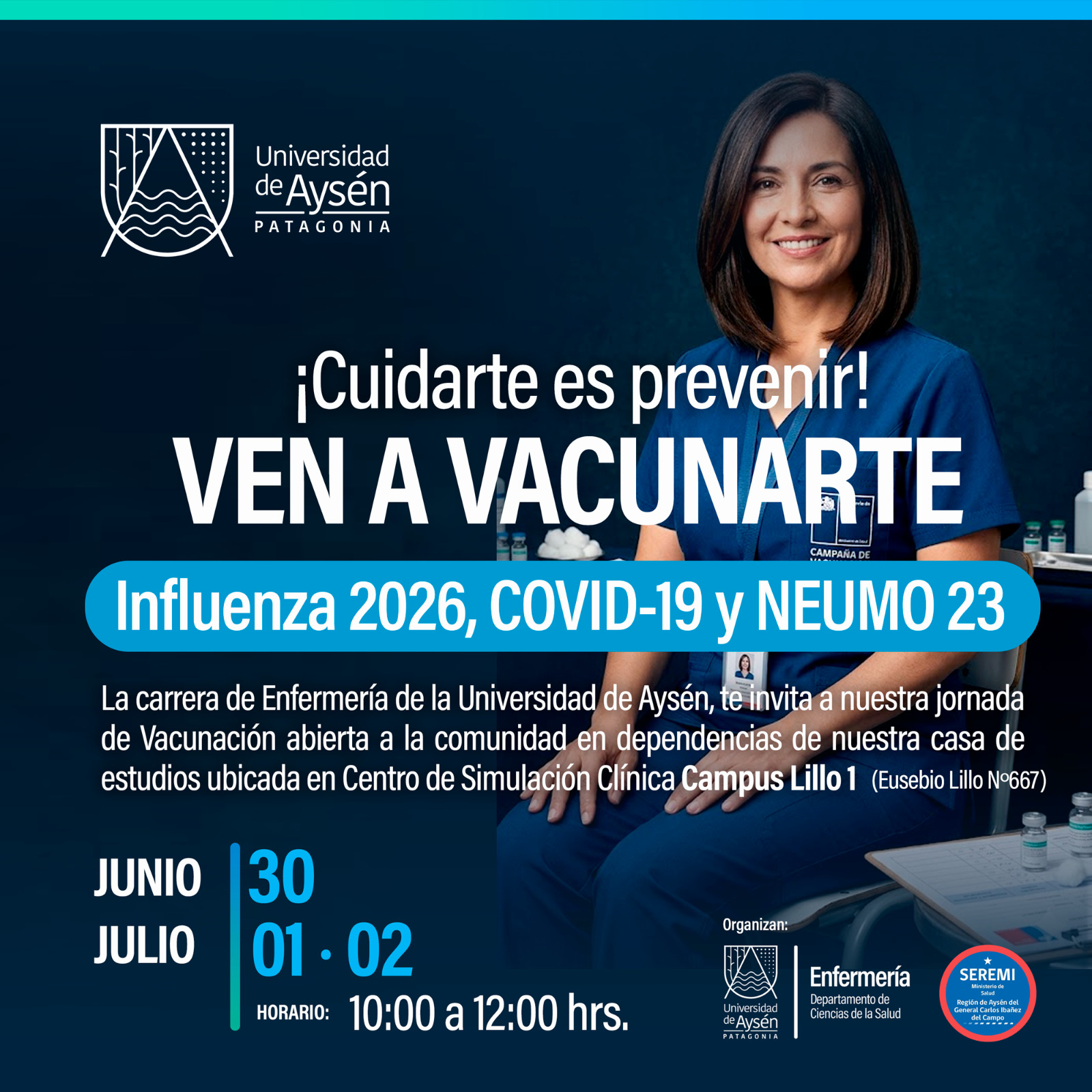 Jornada de Vacunaci&oacute;n: Influenza 2026, COVID-19 y Neumo 23