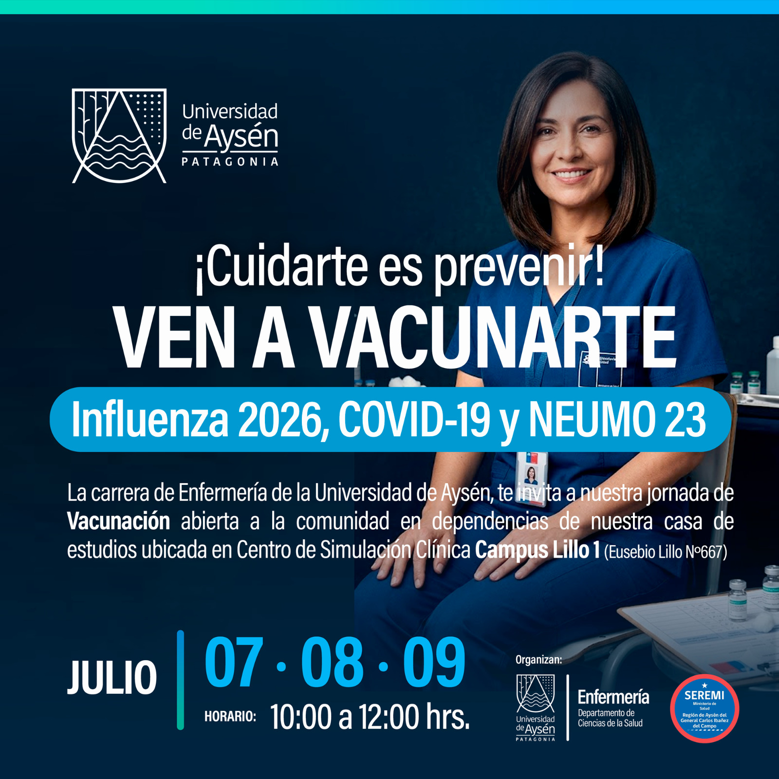 Jornada de Vacunaci&oacute;n: Influenza 2026, COVID-19 y Neumo 23