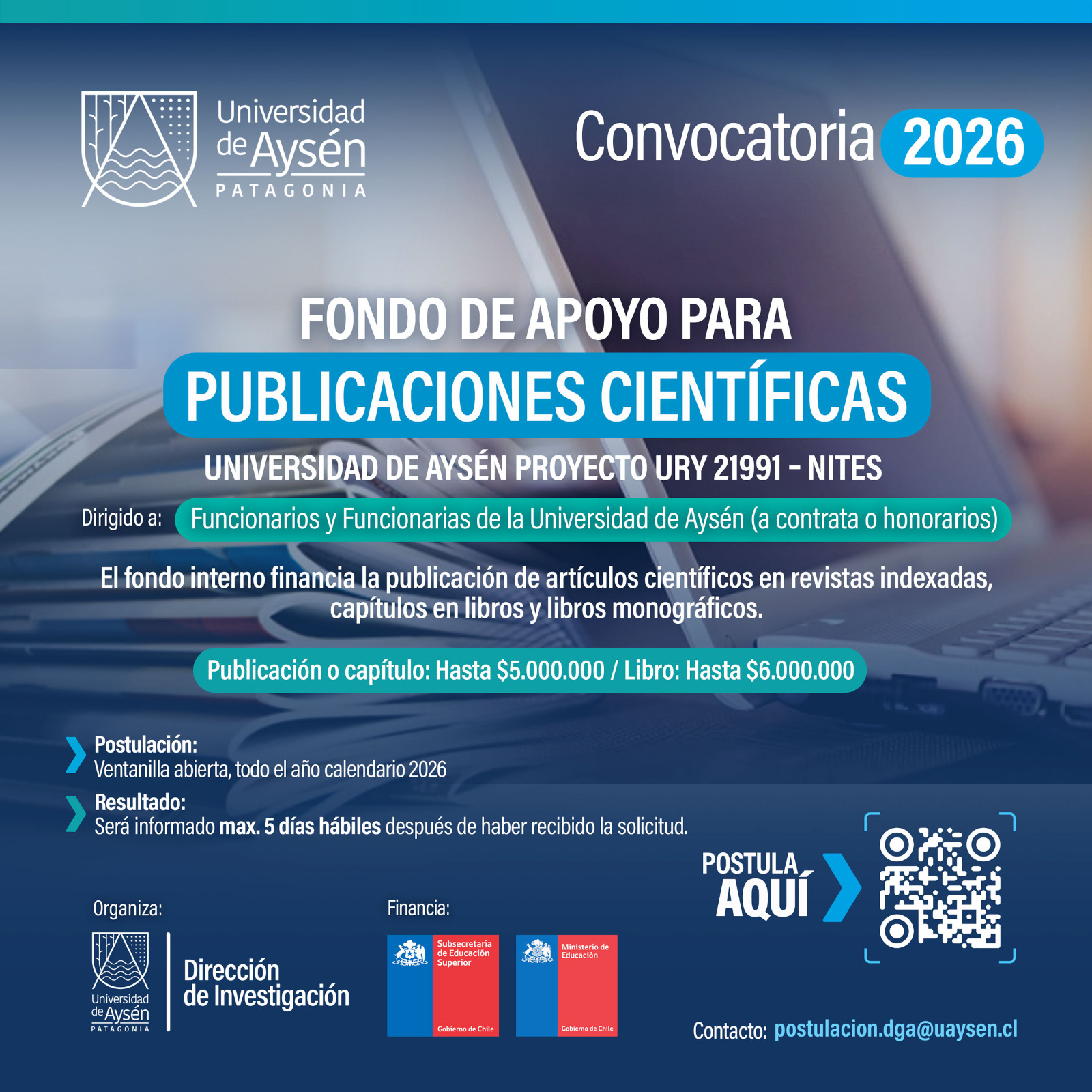 Convocatoria 2026: Fondo de Apoyo para Publicaciones Cient&iacute;ficas