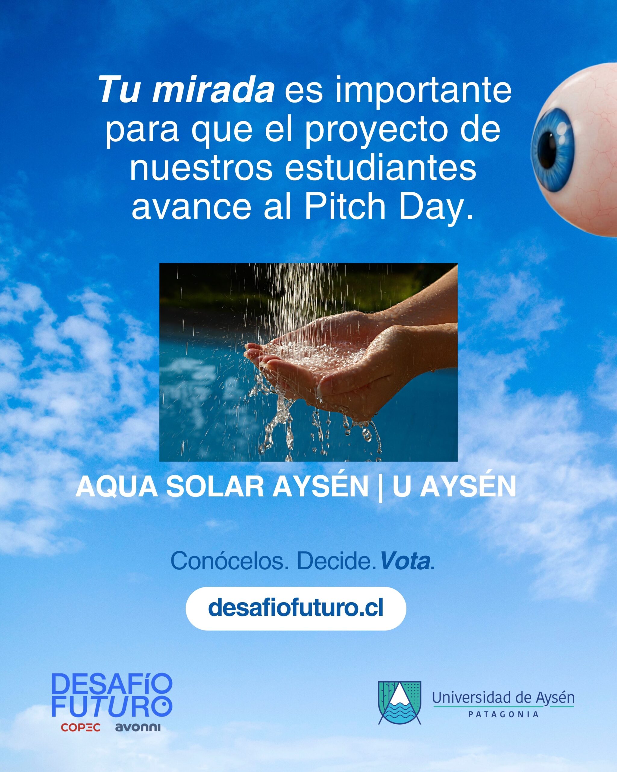 &iexcl;Vota por Aqua Solar Ays&eacute;n en Desaf&iacute;o Futuro Copec Avonni!