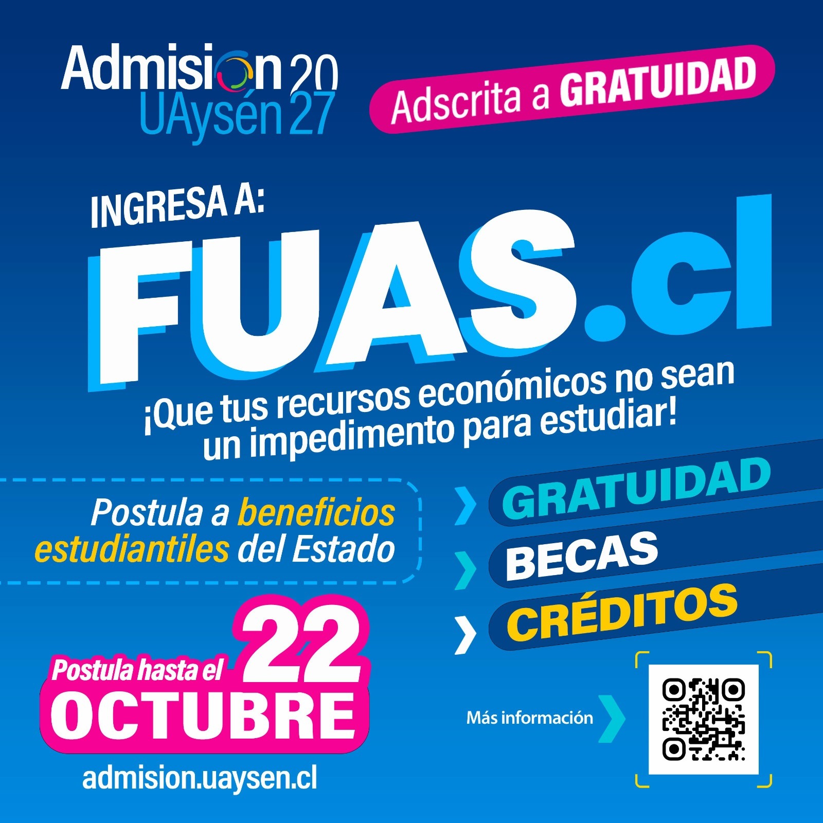 Postulación FUAS 2027