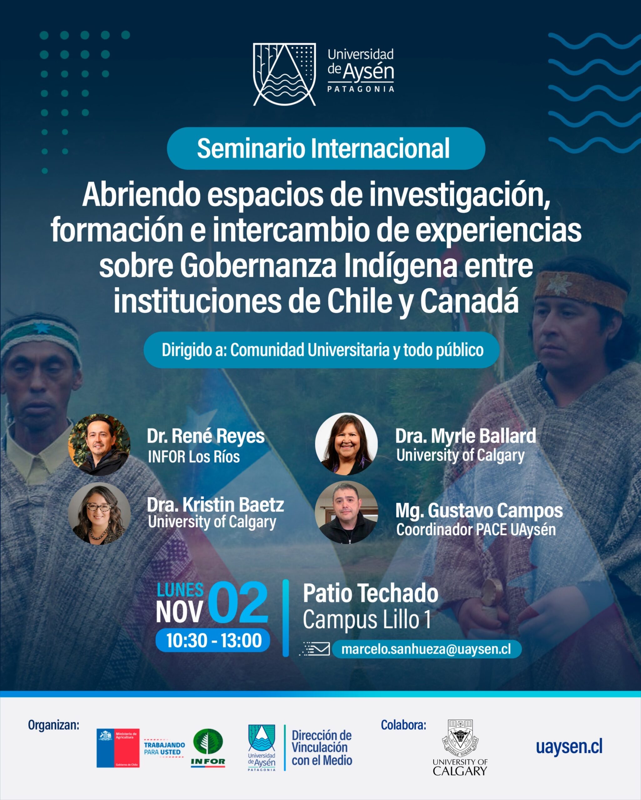 Seminario internacional sobre gobernanza ind&iacute;gena: un espacio de encuentro entre Chile y Canad&aacute;